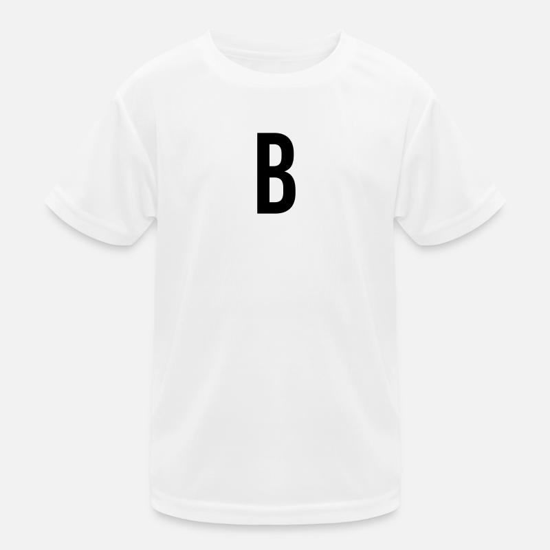 B Buchstabe Tshirt Geschenk Basti Baba Nameshirt Kinder Funktions-T-Shirt