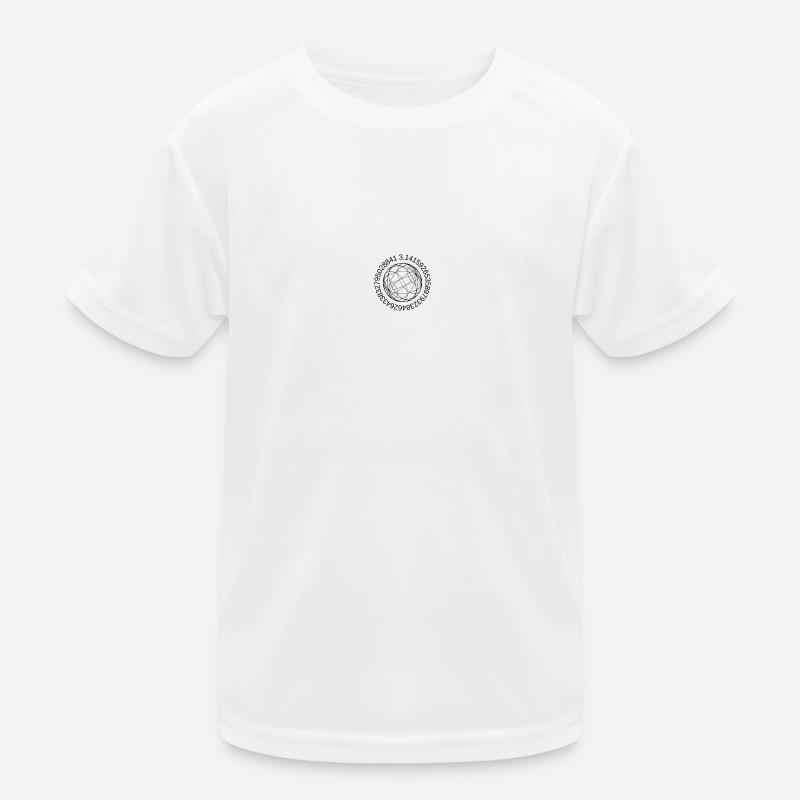 Cercle de Pi T-shirt sport Enfant