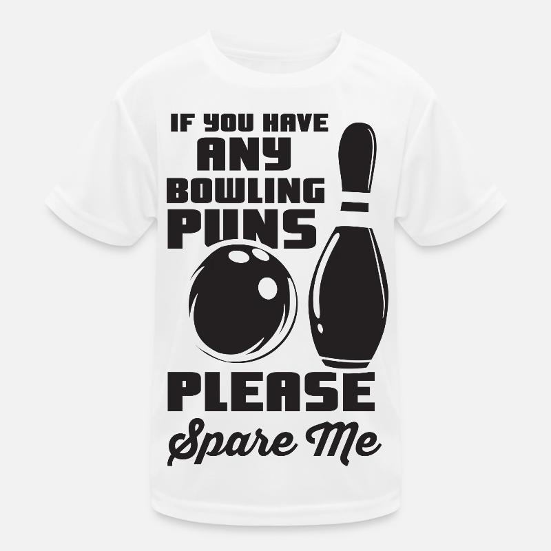 Jeu de mots de bowling T-shirt sport Enfant
