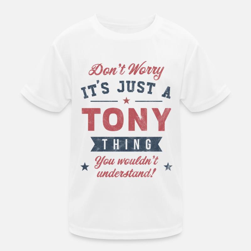 Es ist eine Tony-Sache Kinder Funktions-T-Shirt