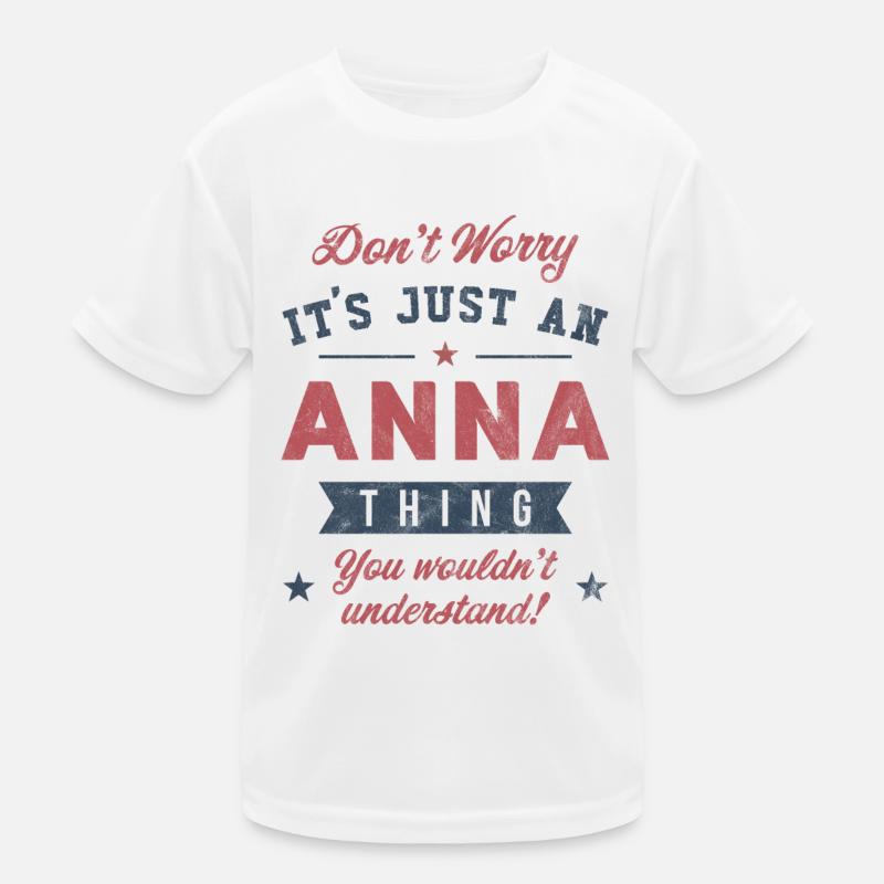 Es ist eine Anna-Sache Kinder Funktions-T-Shirt