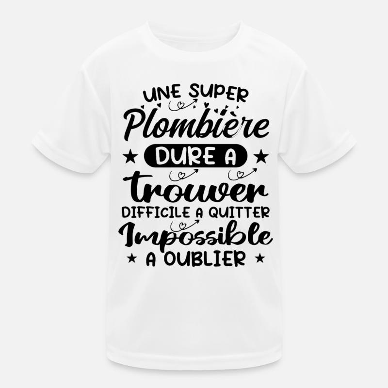 A Super Plumber - Plumber Gift Kids Functional T-Shirt
