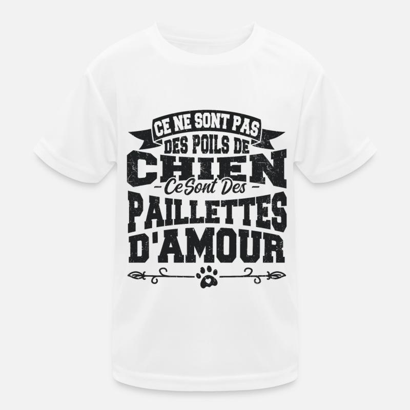 CE NE SONT PAS DES POiLS DE CHIEN T-shirt sport Enfant