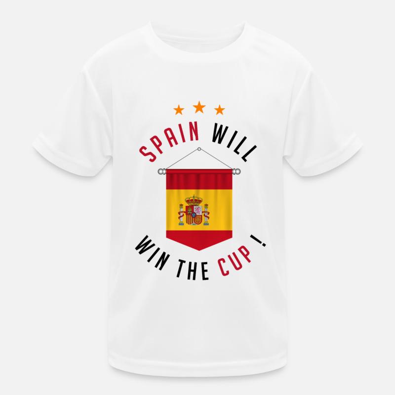 Spanien wird den Pokal gewinnen! Kinder Funktions-T-Shirt