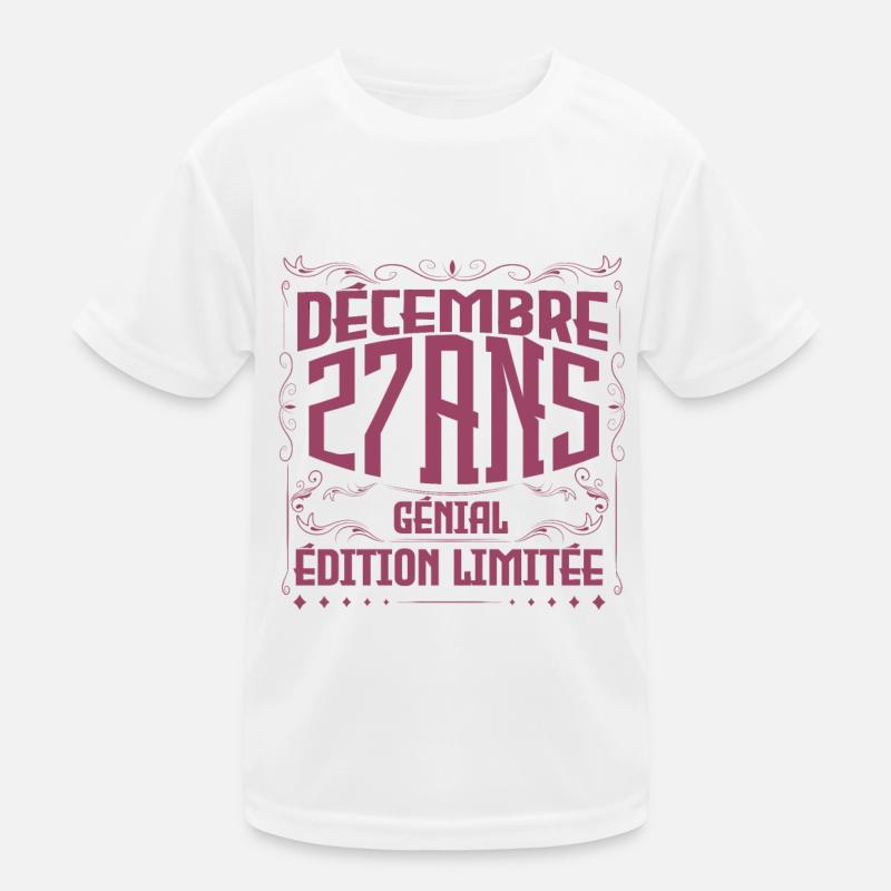 DÉCEMBRE 47 Ans | Édition limitée T-shirt sport Enfant