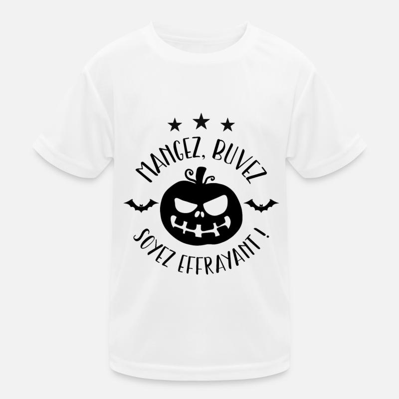 mangez, buvez, soyez effrayant T-shirt sport Enfant
