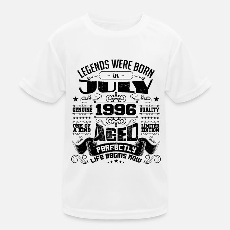1996 Juli Geburtstagsgeschenk Juli 1996 Kinder Funktions-T-Shirt