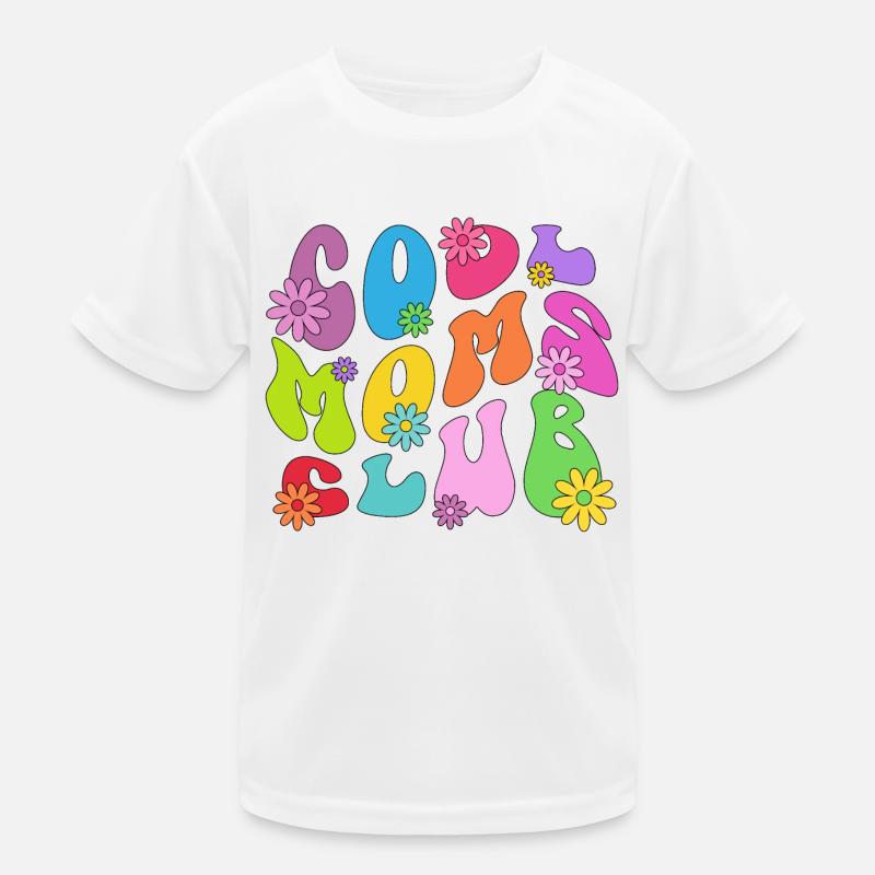 Cool Moms Club - Mutter Mom Muttertag Mama Kinder Funktions-T-Shirt