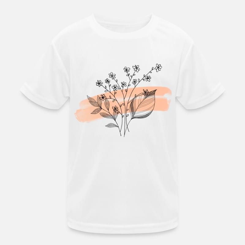 flower Kinder Funktions-T-Shirt