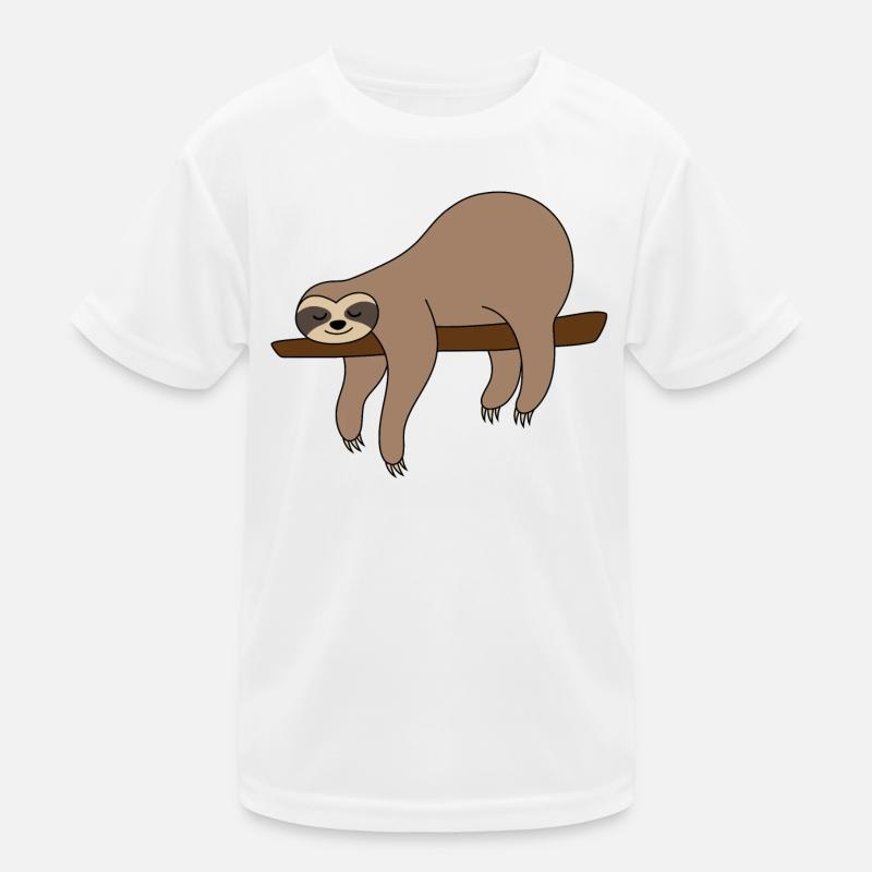 Sloth branch Kids Functional T-Shirt