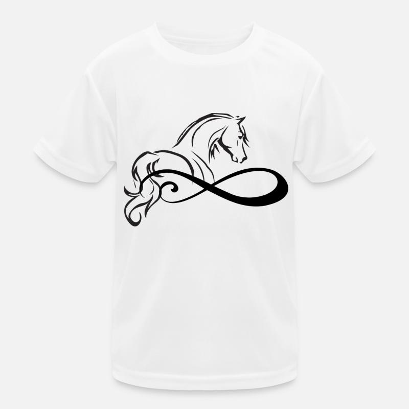 unendlich liebe Pferd Kinder Funktions-T-Shirt