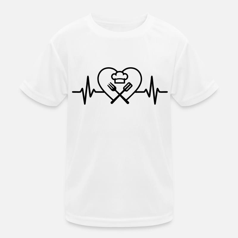 Cœur de chef cuisinier T-shirt sport Enfant