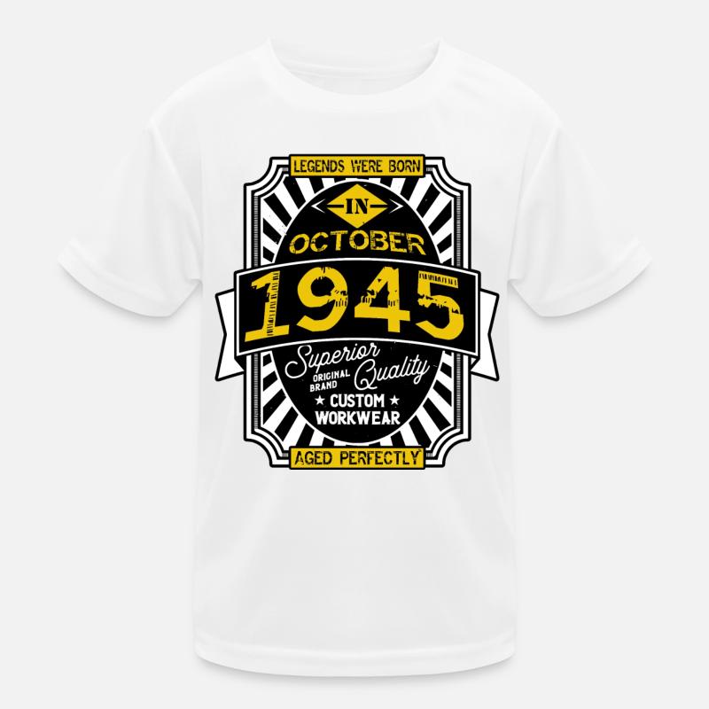 1945 OCTOBER Kids Functional T-Shirt