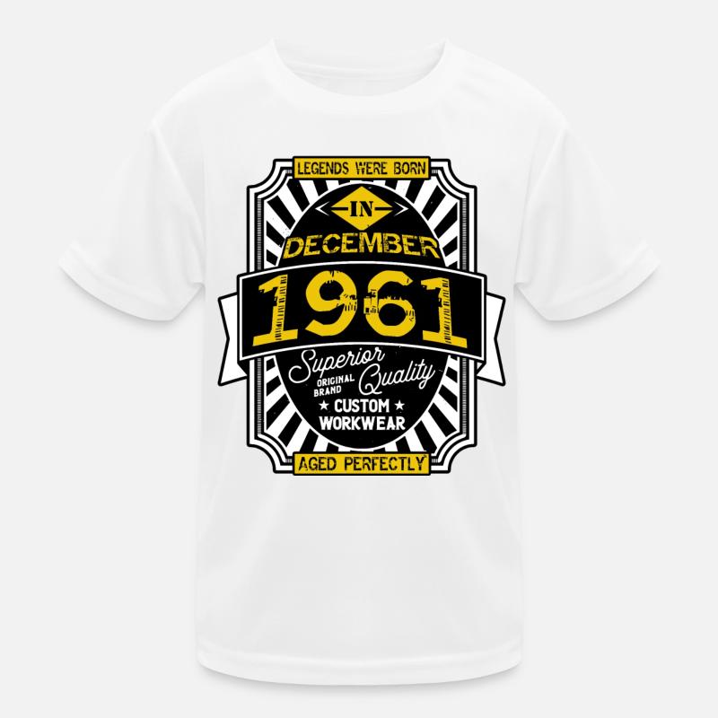 1961 DEZEMBER Kinder Funktions-T-Shirt
