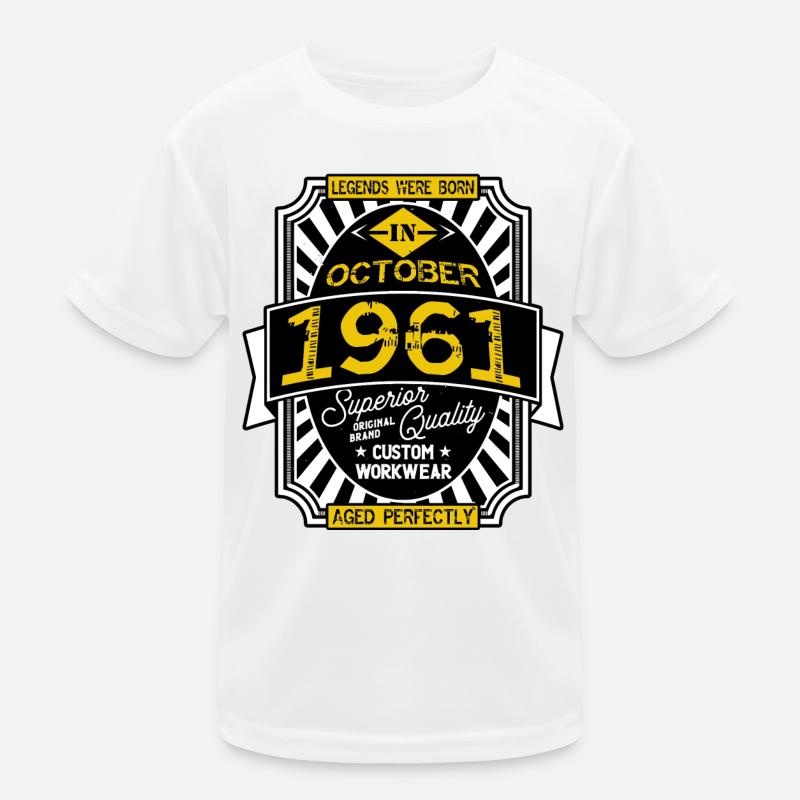 1961 OCTOBER Kids Functional T-Shirt