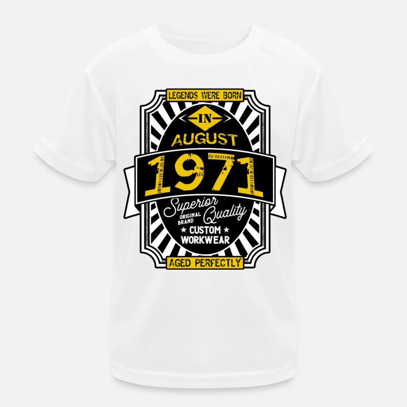 AUGUST 1971 Kinder Funktions-T-Shirt
