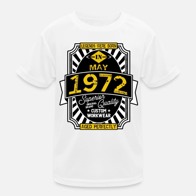 MAI 1972 Kinder Funktions-T-Shirt
