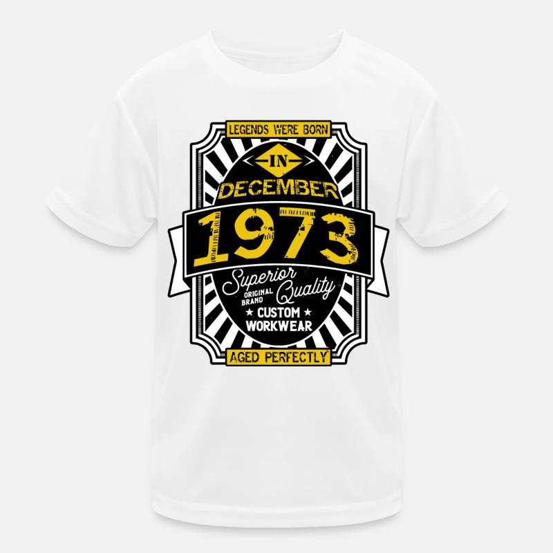 1973 DECEMBER Kids Functional T-Shirt