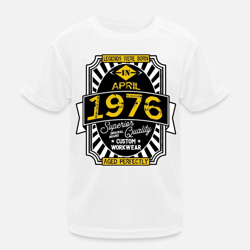 1976 APRIL Kids Functional T-Shirt
