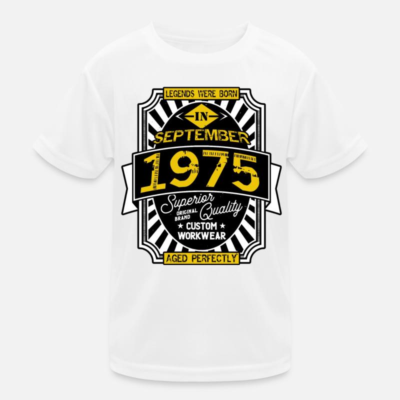 1975 SEPTEMBER T-shirt sport Enfant