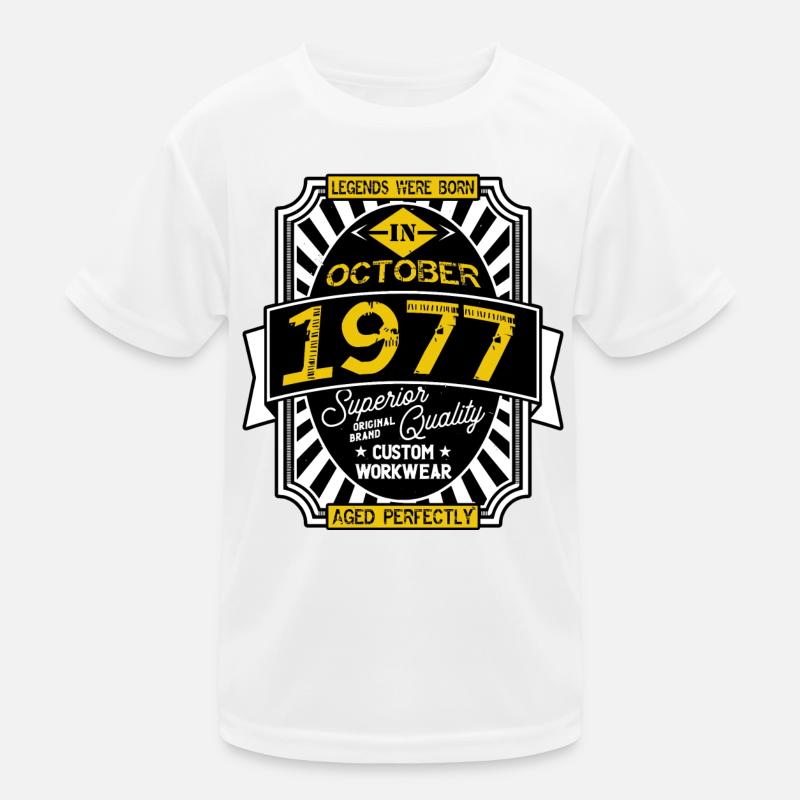 1977 OCTOBER T-shirt sport Enfant