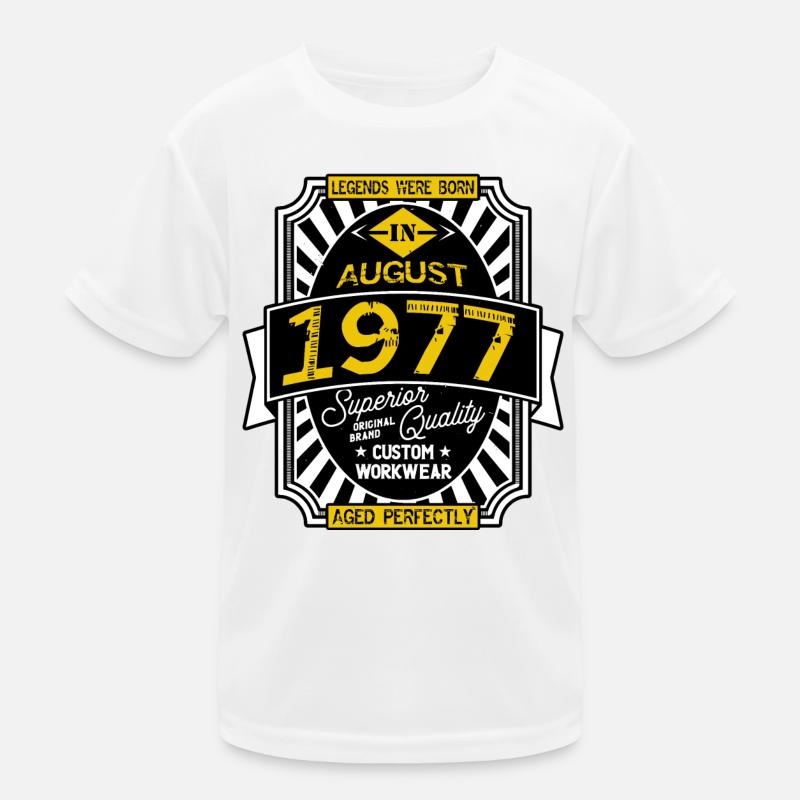AUGUST 1977 Kinder Funktions-T-Shirt
