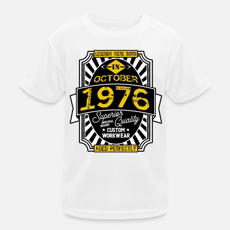 1976 OCTOBER Kids Functional T-Shirt