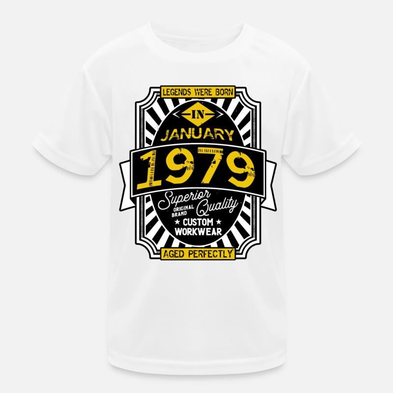 JANUAR 1979 Kinder Funktions-T-Shirt
