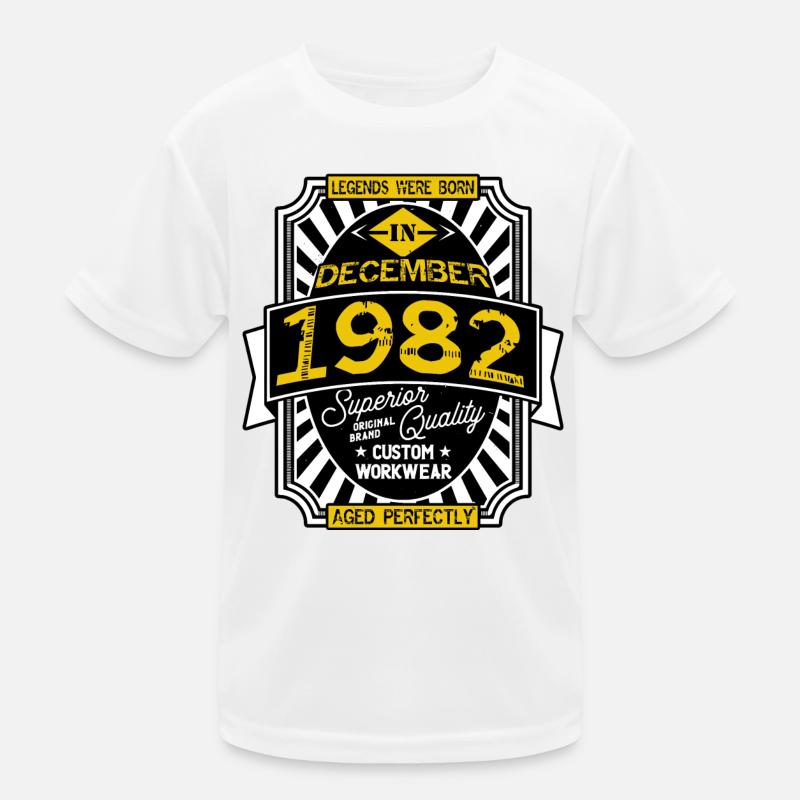 1982 DEZEMBER Kinder Funktions-T-Shirt
