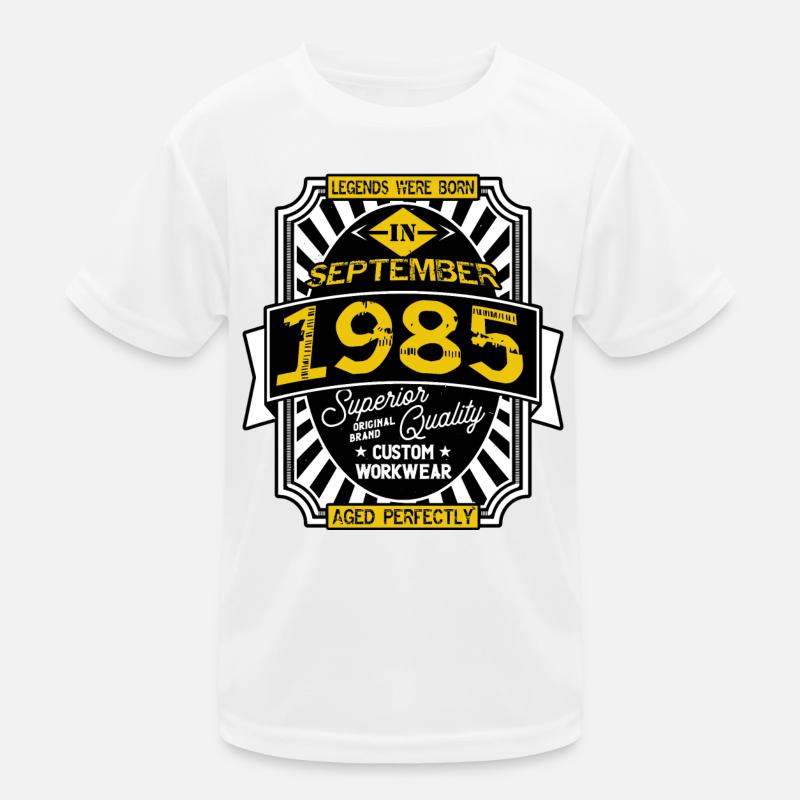 SEPTEMBER 1985 Kinder Funktions-T-Shirt