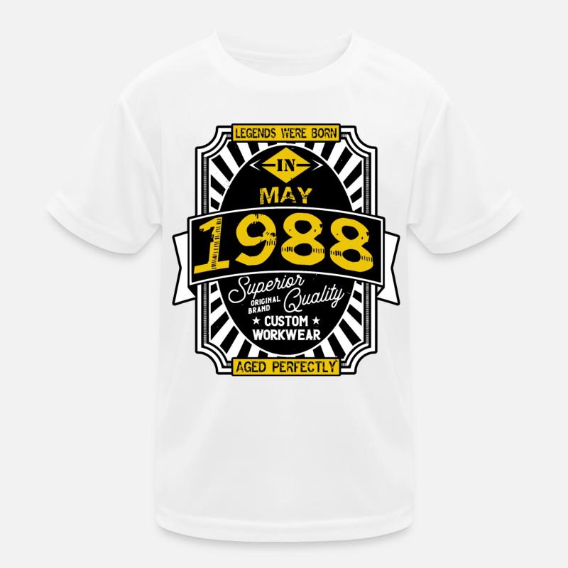 MAI 1988 Kinder Funktions-T-Shirt
