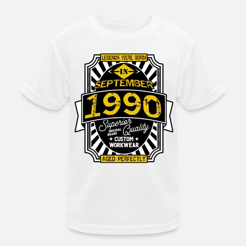 1990 SEPTEMBER Kids Functional T-Shirt