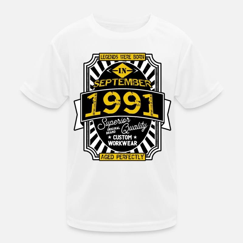 1991 SEPTEMBER T-shirt sport Enfant