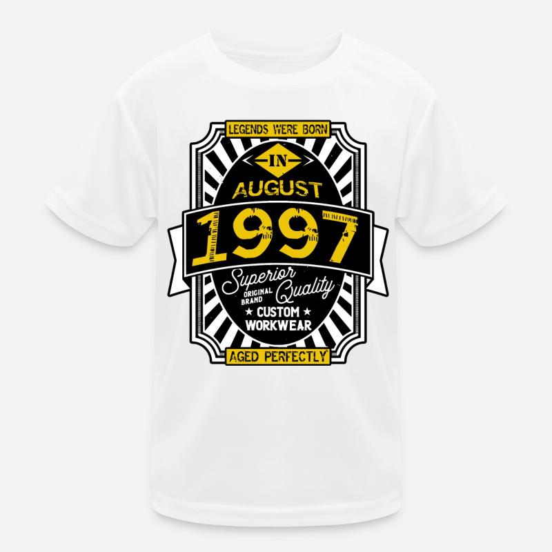 1997 AUGUST Kids Functional T-Shirt