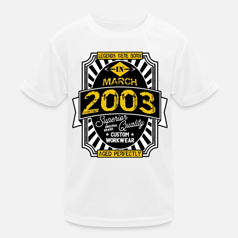 2003 MARCH Kids Functional T-Shirt