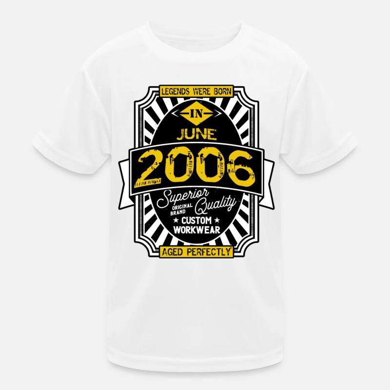 2006 JUNE Kids Functional T-Shirt