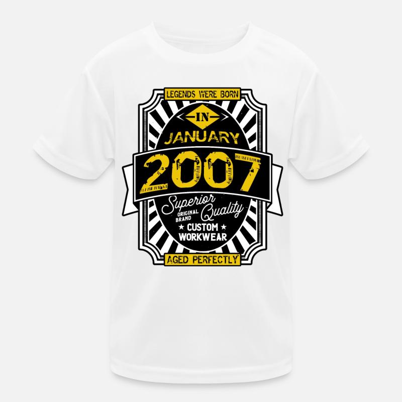 2007 JANUAR Kinder Funktions-T-Shirt