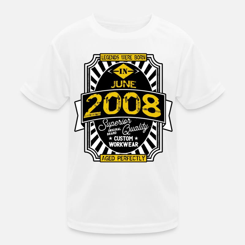 2008 JUNI Kinder Funktions-T-Shirt