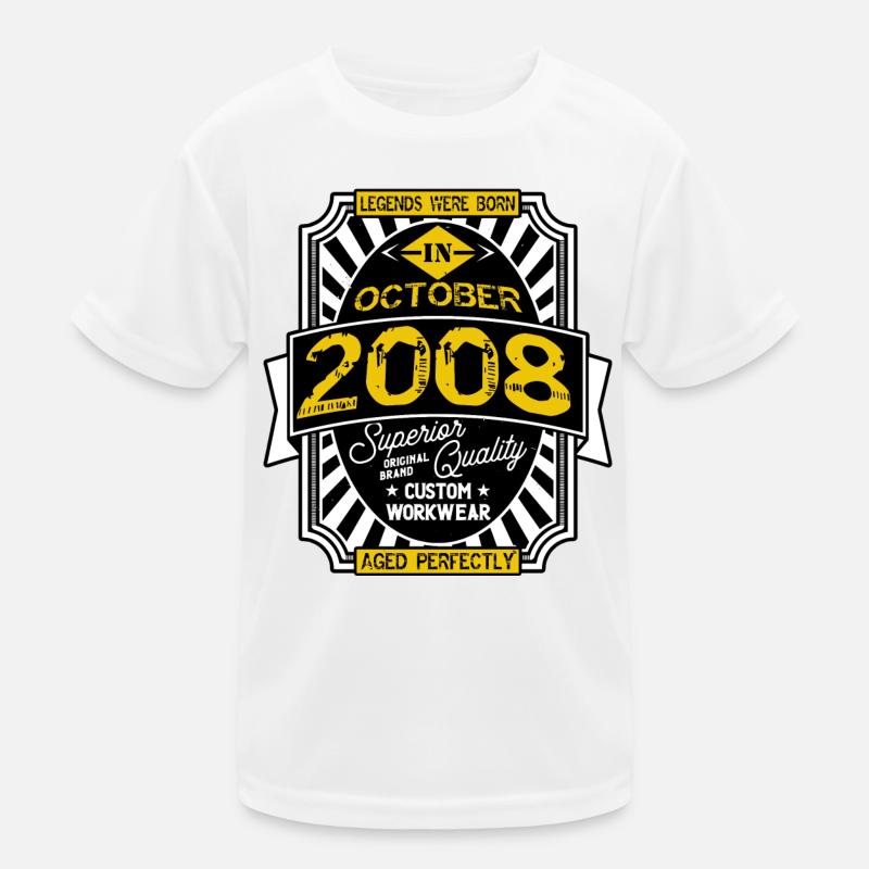 2008 OCTOBER Kids Functional T-Shirt