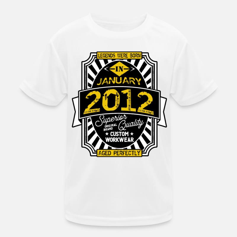 2012 JANUAR Kinder Funktions-T-Shirt