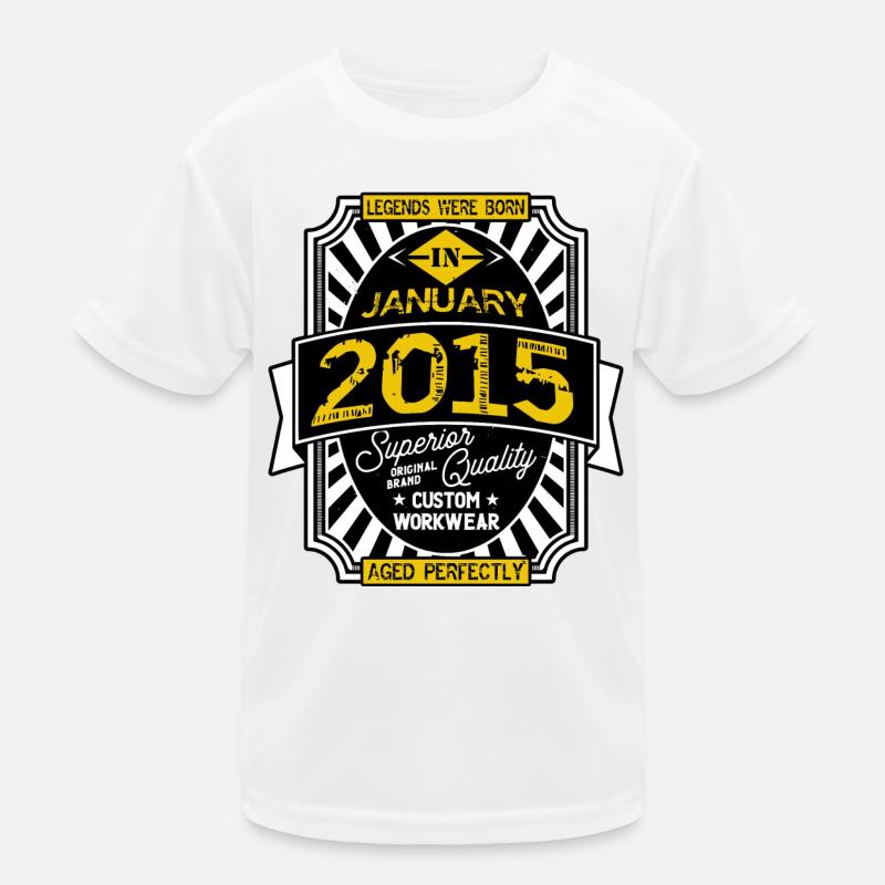 2015 JANUAR Kinder Funktions-T-Shirt