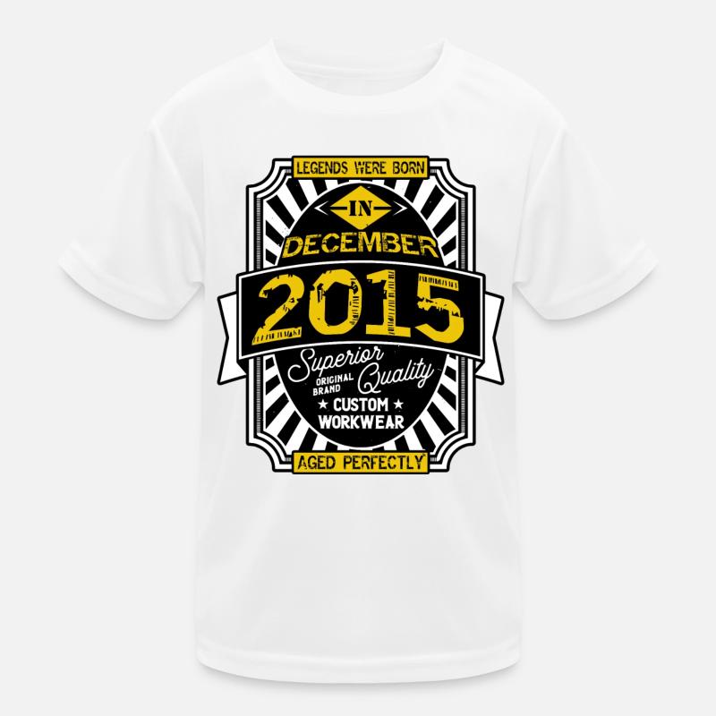 2015 DEZEMBER Kinder Funktions-T-Shirt