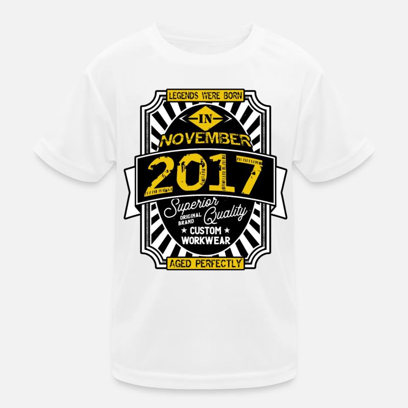 NOVEMBER 2017 Kinder Funktions-T-Shirt