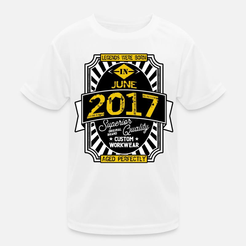 2017 JUNI Kinder Funktions-T-Shirt