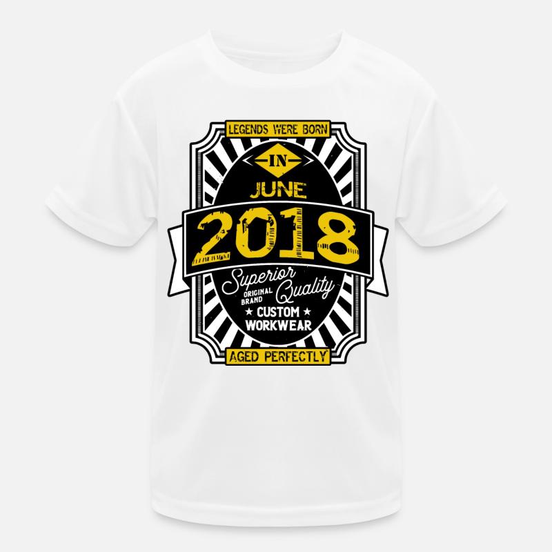 2018 JUNI Kinder Funktions-T-Shirt