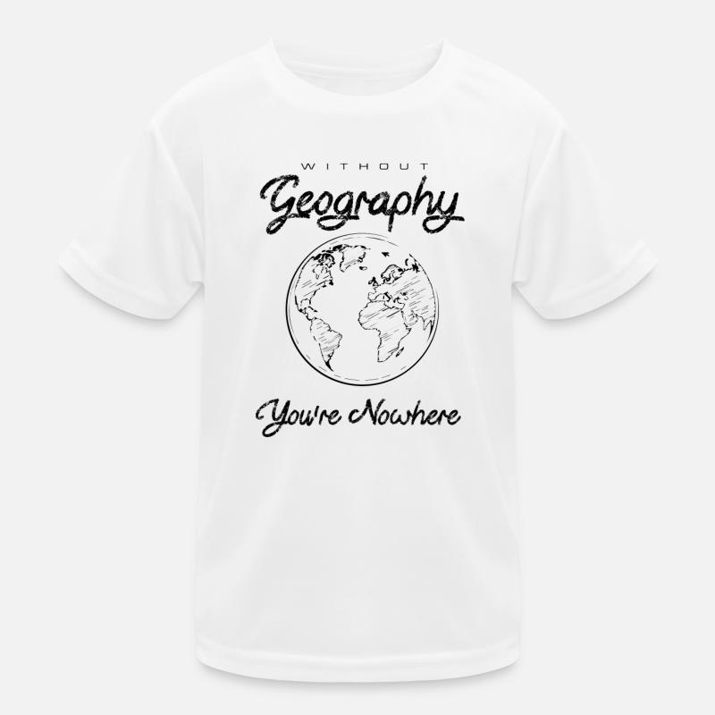 Geography Kinder Funktions-T-Shirt