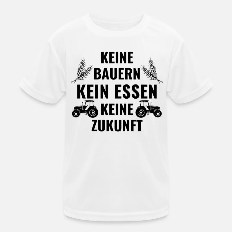 Bauerndemo Bauer Landwirt Bauern Protest Sprüche Kinder Funktions-T-Shirt