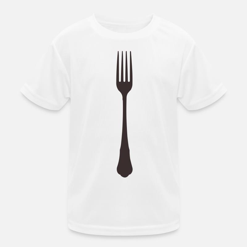 Silhouette de la fourche T-shirt sport Enfant