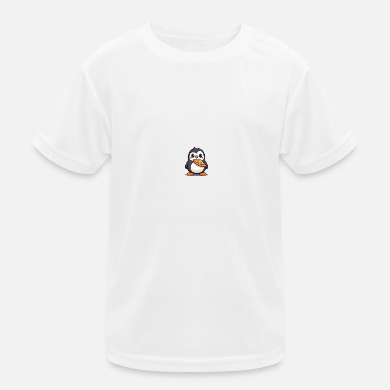 Pingouin sucré à la pizza T-shirt sport Enfant