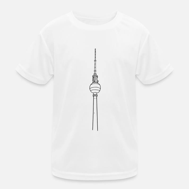 Berlin TV Tower Kids Functional T-Shirt